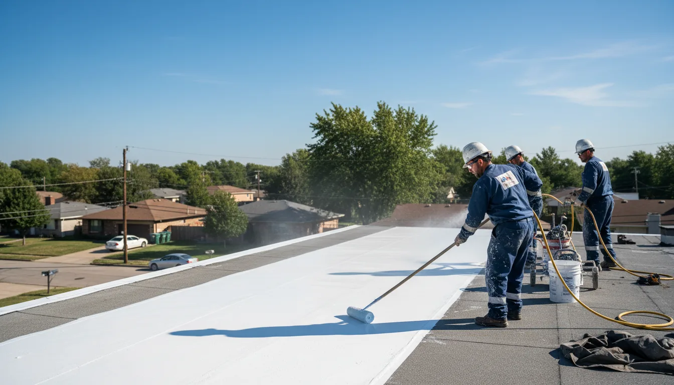 Commercial roof coating in Dwarf, KY near me